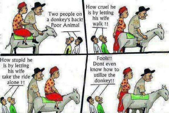 you can't please everyone